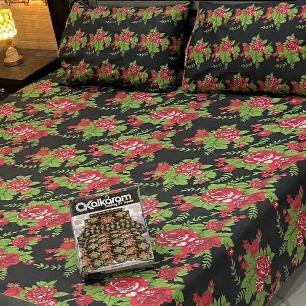 Premium Gift Pack Cotton Mix Bedsheet – King Size (3PC Set)